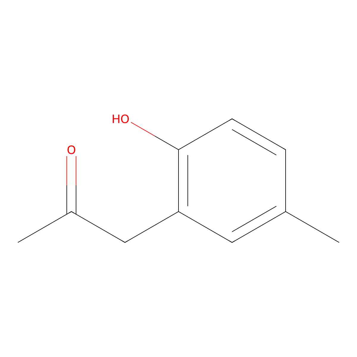 1-(2-Hydroxy-5-methylphenyl)propan-2-one molecular structure, CAS 854673-31-7