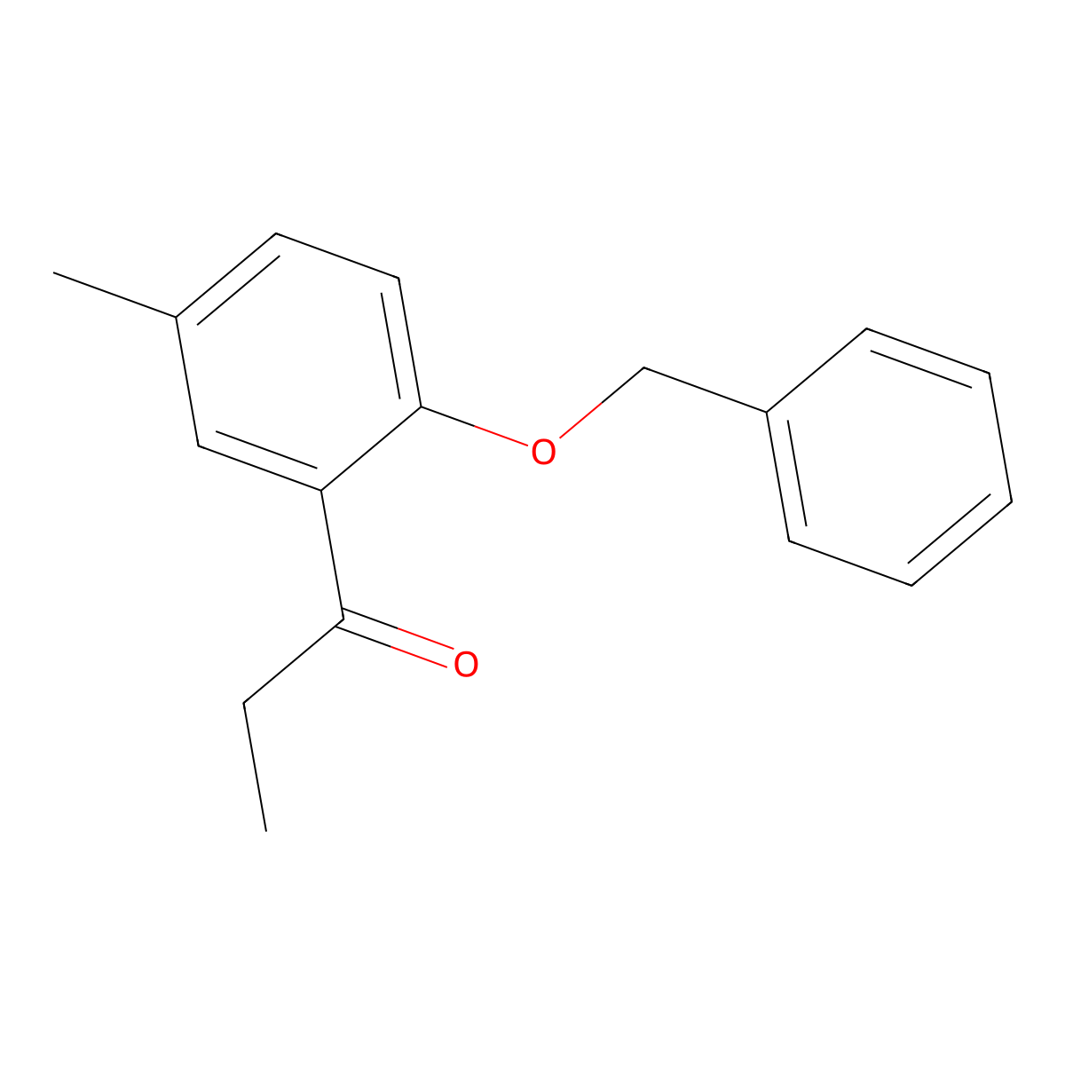 1-[5-Methyl-2-(phenylmethoxy)phenyl]-1-propanone molecular structure, CAS 854678-18-5