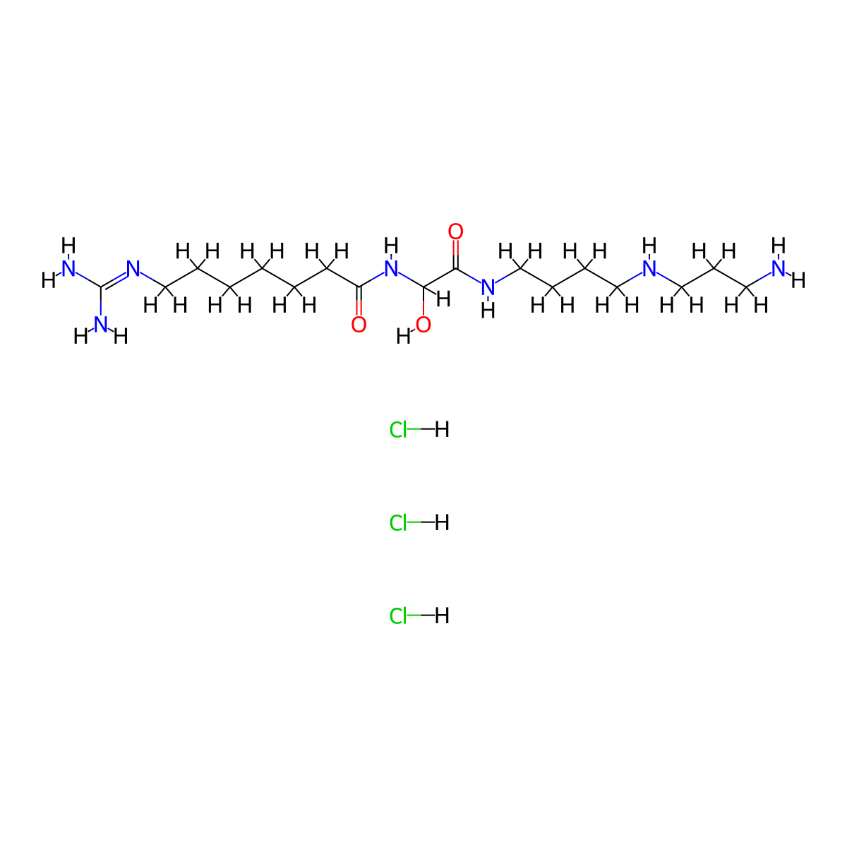 Gusperimus Trihydrochloride molecular structure, CAS 85468-01-5