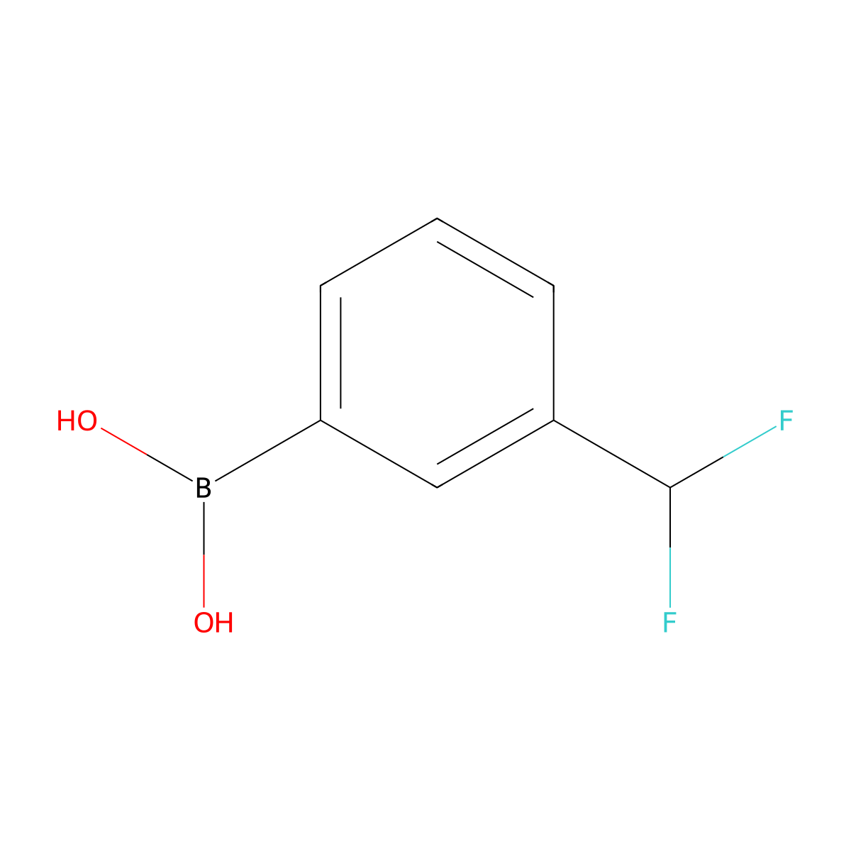 3-Difluoromethyl-phenylboronic acid molecular structure, CAS 854690-87-2
