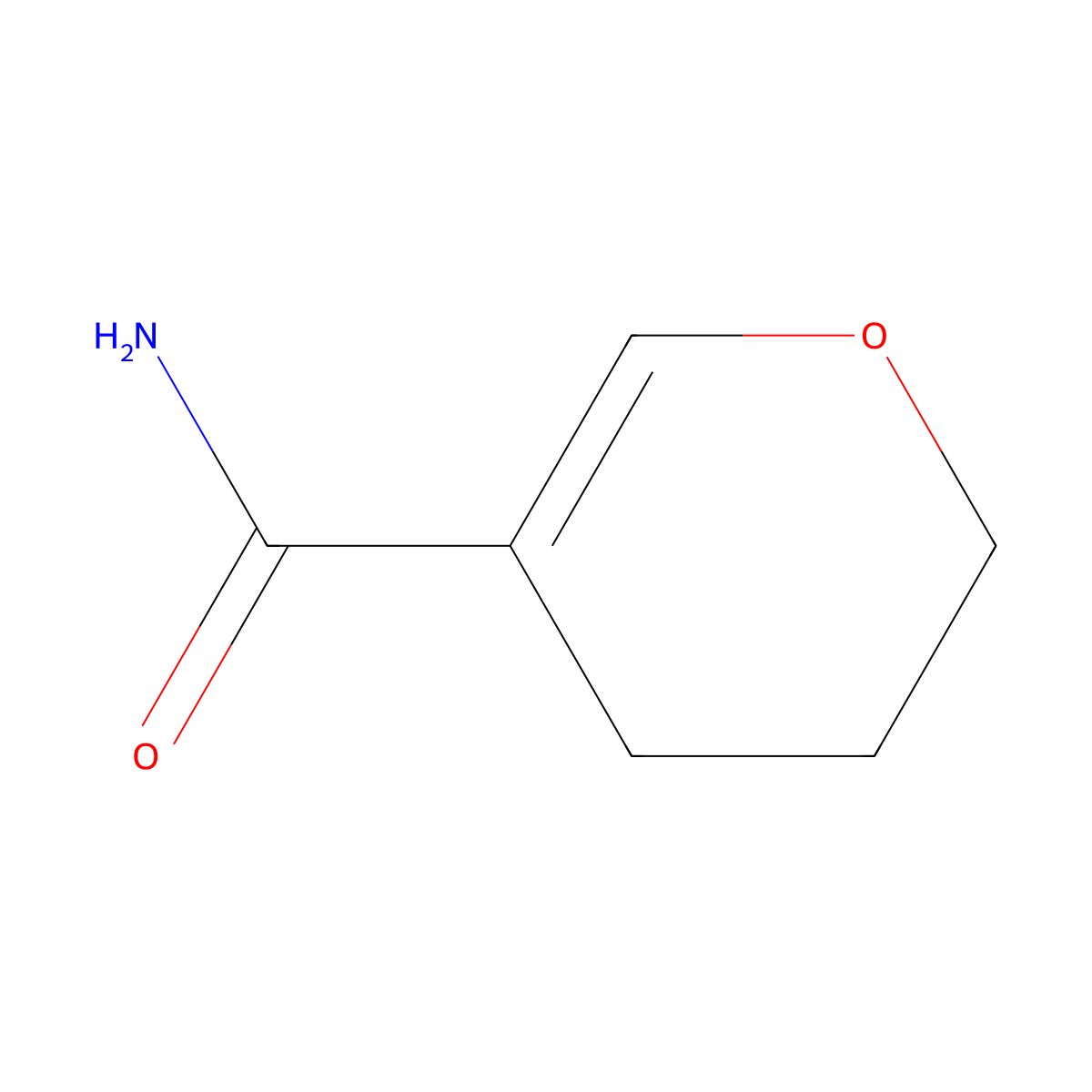 3,4-dihydro-2H-pyran-5-carboxamide molecular structure, CAS 854696-05-2
