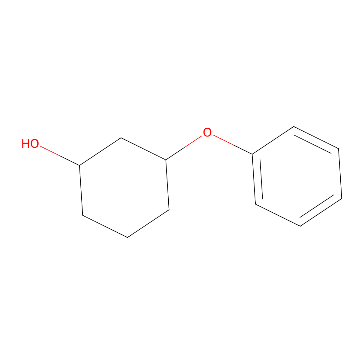 3-Phenoxycyclohexan-1-ol molecular structure, CAS 854713-41-0