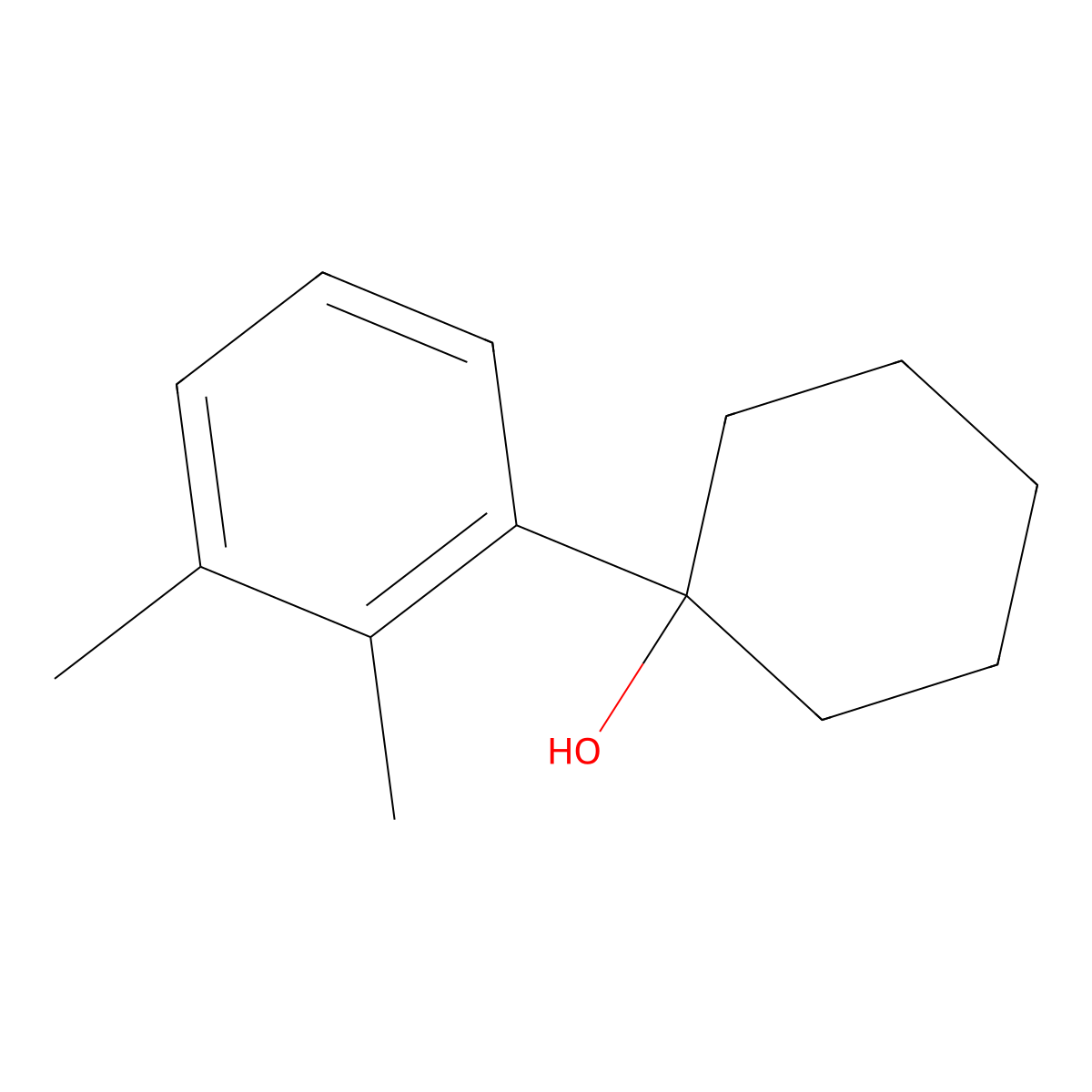 1-(2,3-Dimethylphenyl)cyclohexanol molecular structure, CAS 854714-06-0