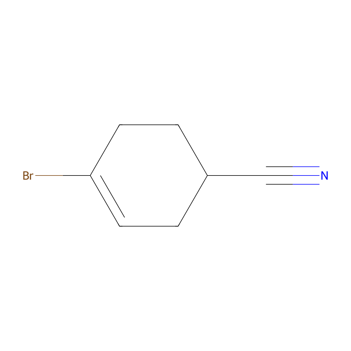 4-Bromocyclohex-3-ene-1-carbonitrile molecular structure, CAS 854718-64-2
