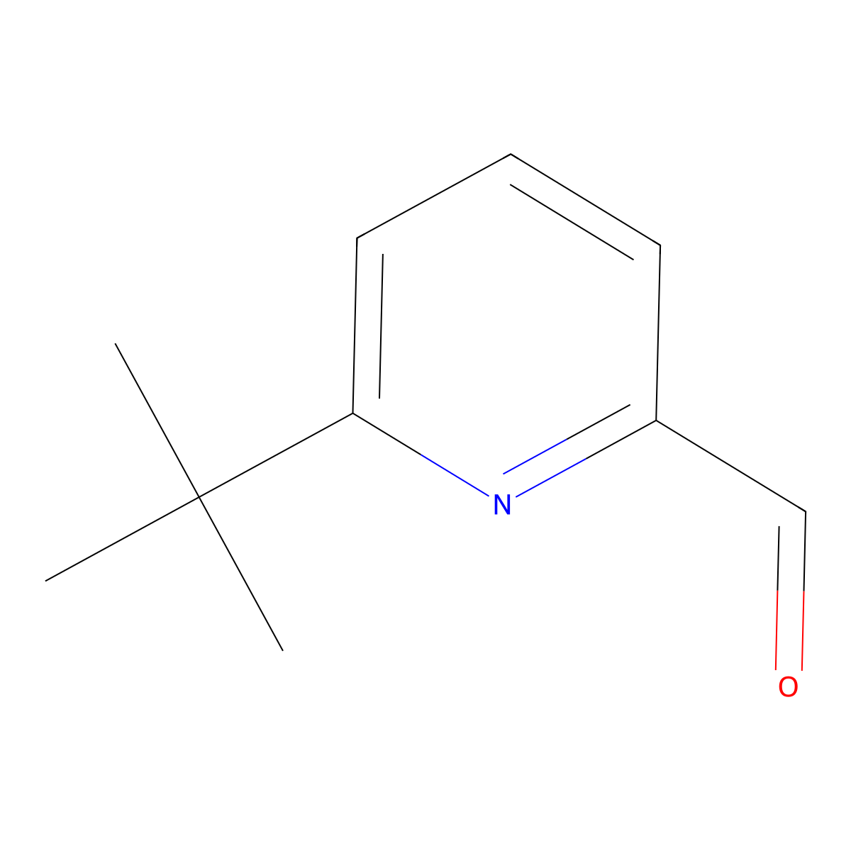 6-Tert-butylpyridine-2-carbaldehyde molecular structure, CAS 854758-37-5