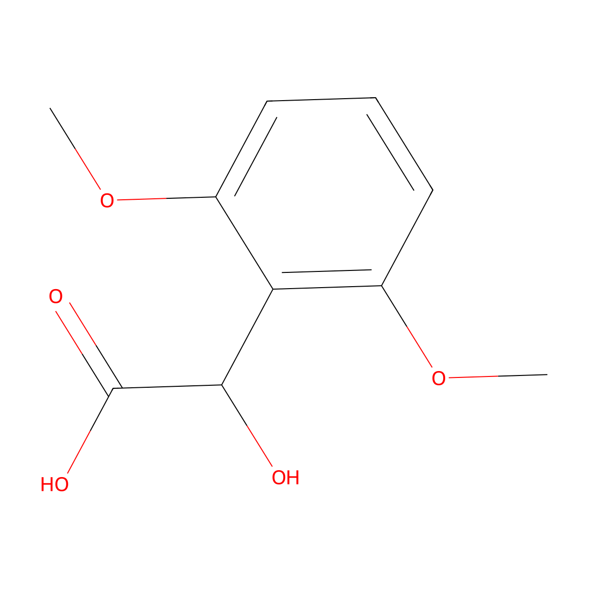 2-(2,6-Dimethoxyphenyl)-2-hydroxyacetic acid molecular structure, CAS 854827-25-1