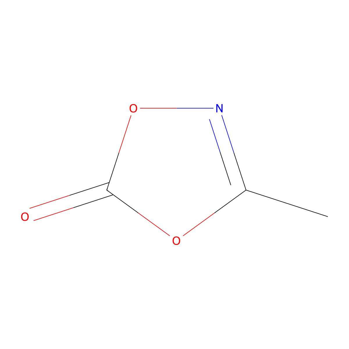 3-Methyl-1,4,2-dioxazol-5-one molecular structure, CAS 854849-14-2