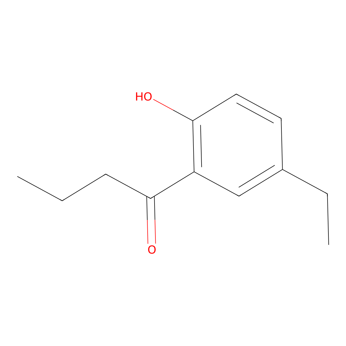 1-(5-Ethyl-2-hydroxyphenyl)butan-1-one molecular structure, CAS 854867-14-4