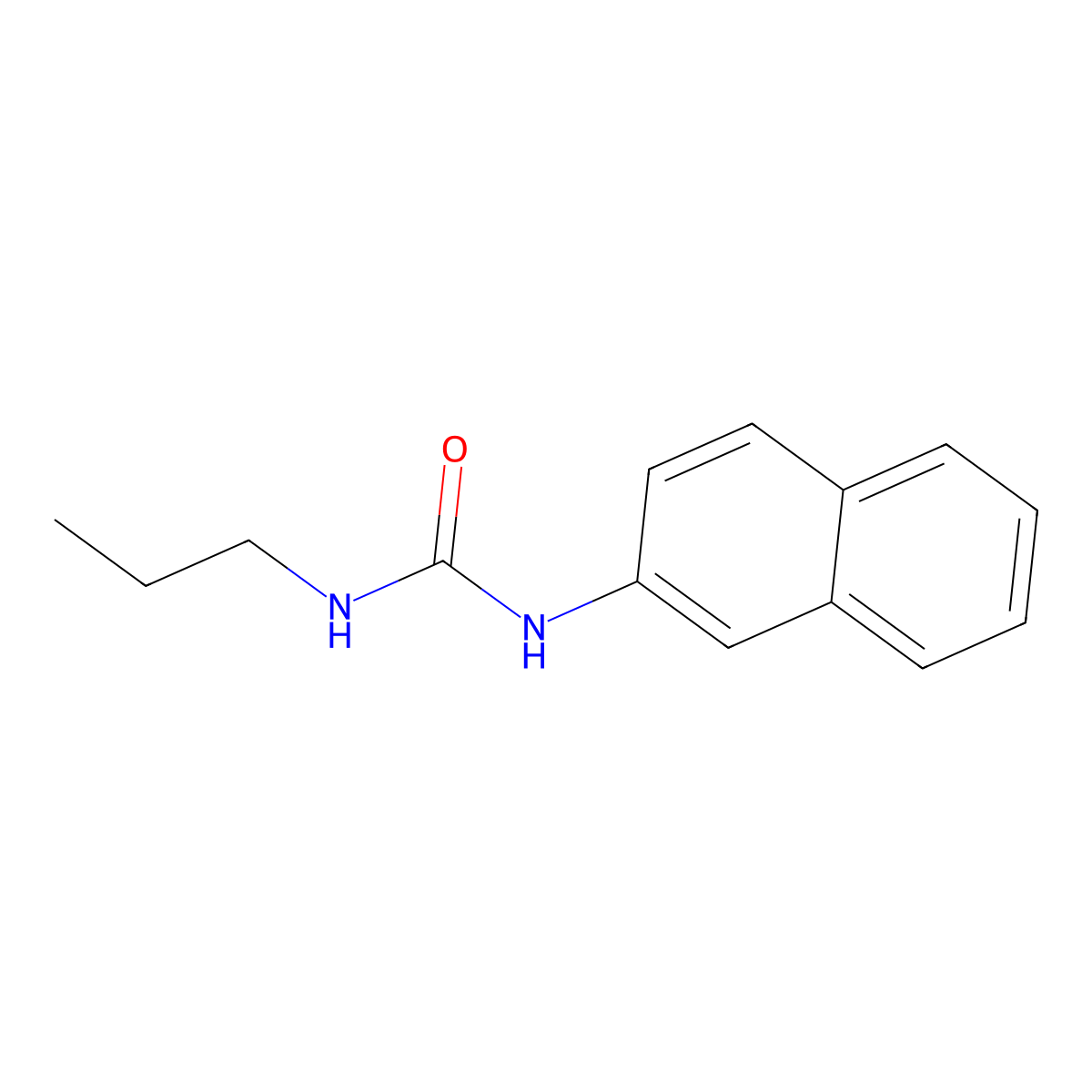 1-Naphthalen-2-yl-3-propylurea molecular structure, CAS 854887-58-4