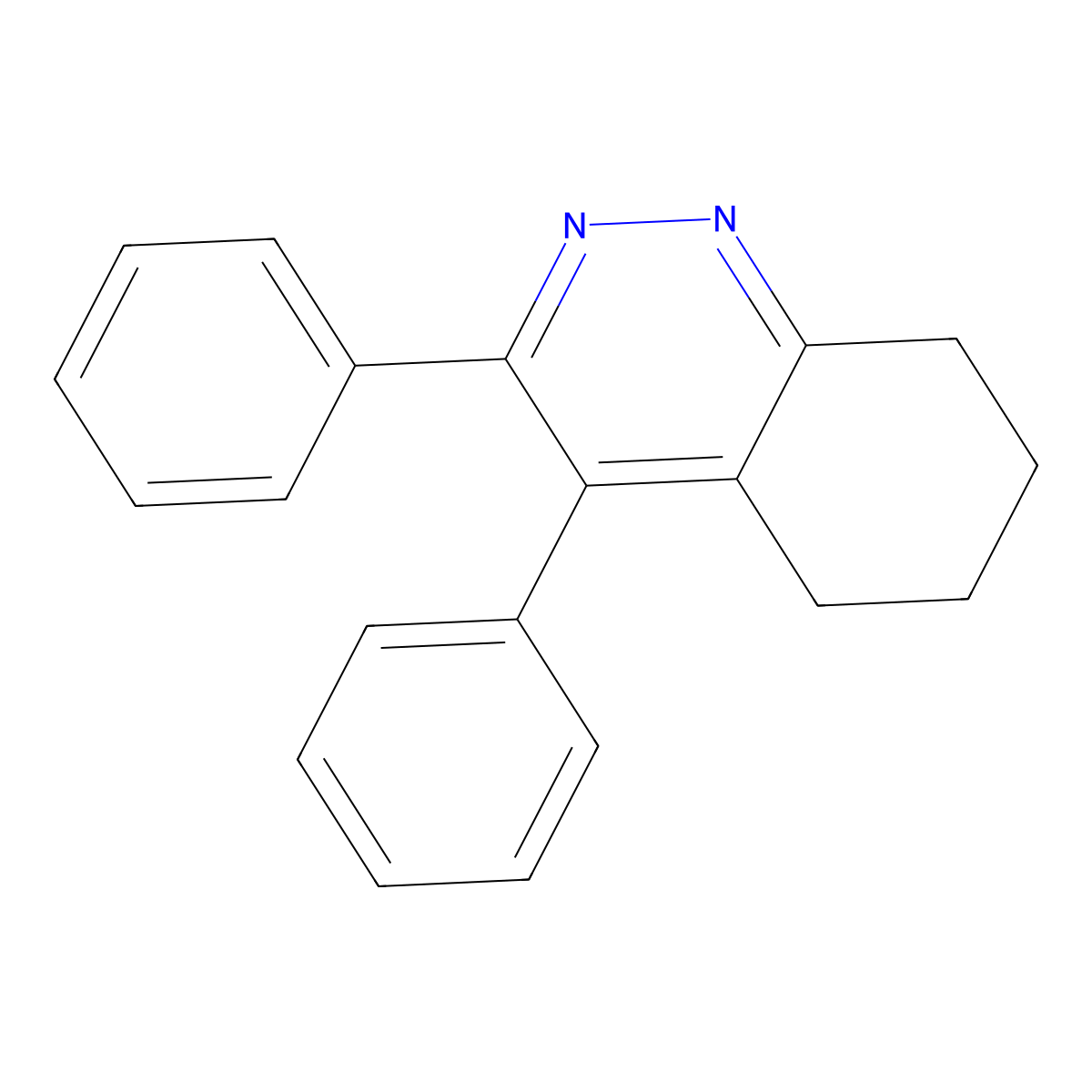 3,4-Diphenyl-5,6,7,8-tetrahydrocinnoline molecular structure, CAS 854891-63-7