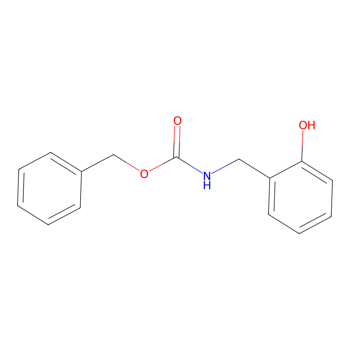 benzyl N-[(2-hydroxyphenyl)methyl]carbamate molecular structure, CAS 854893-81-5