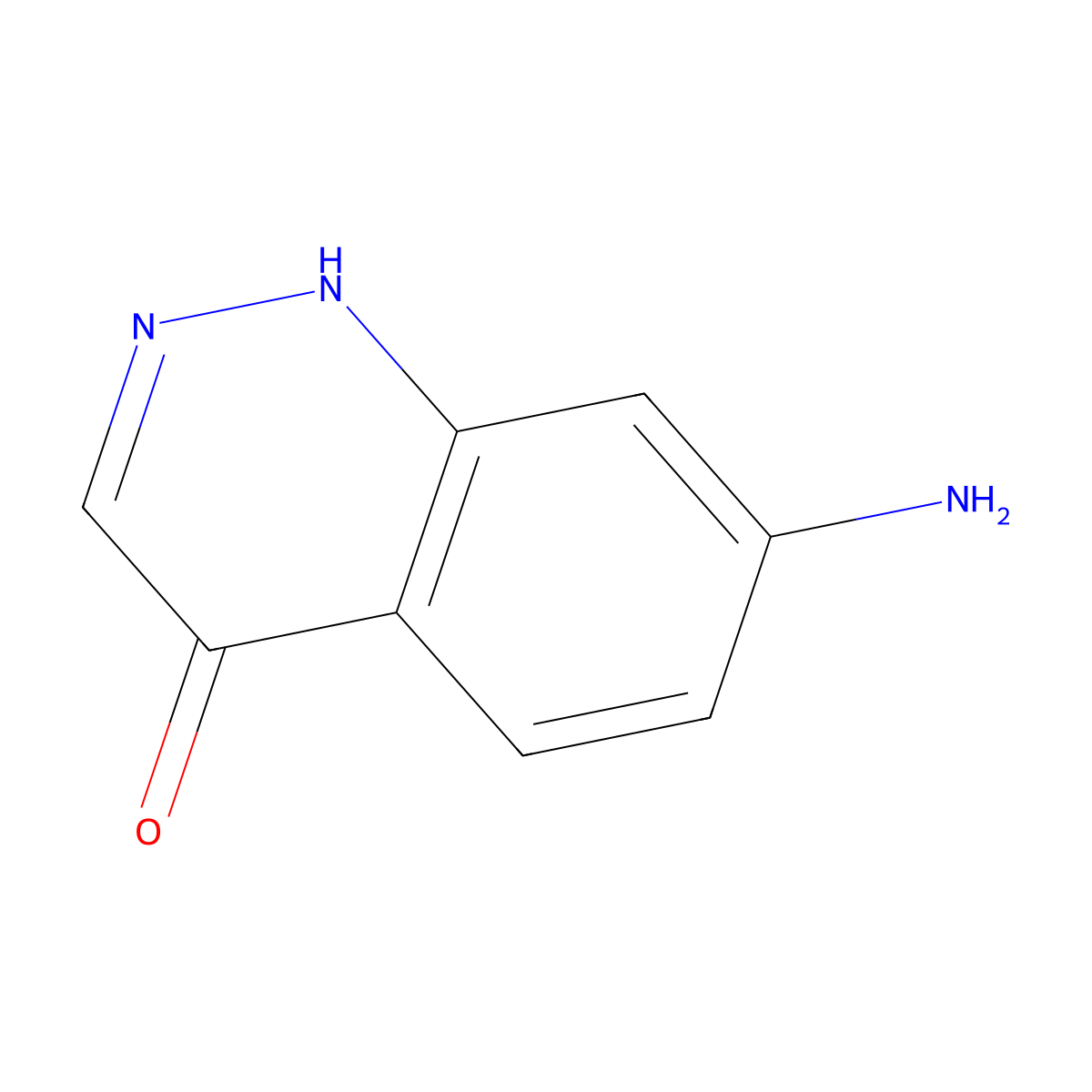 7-Aminocinnolin-4-ol molecular structure, CAS 854897-26-0