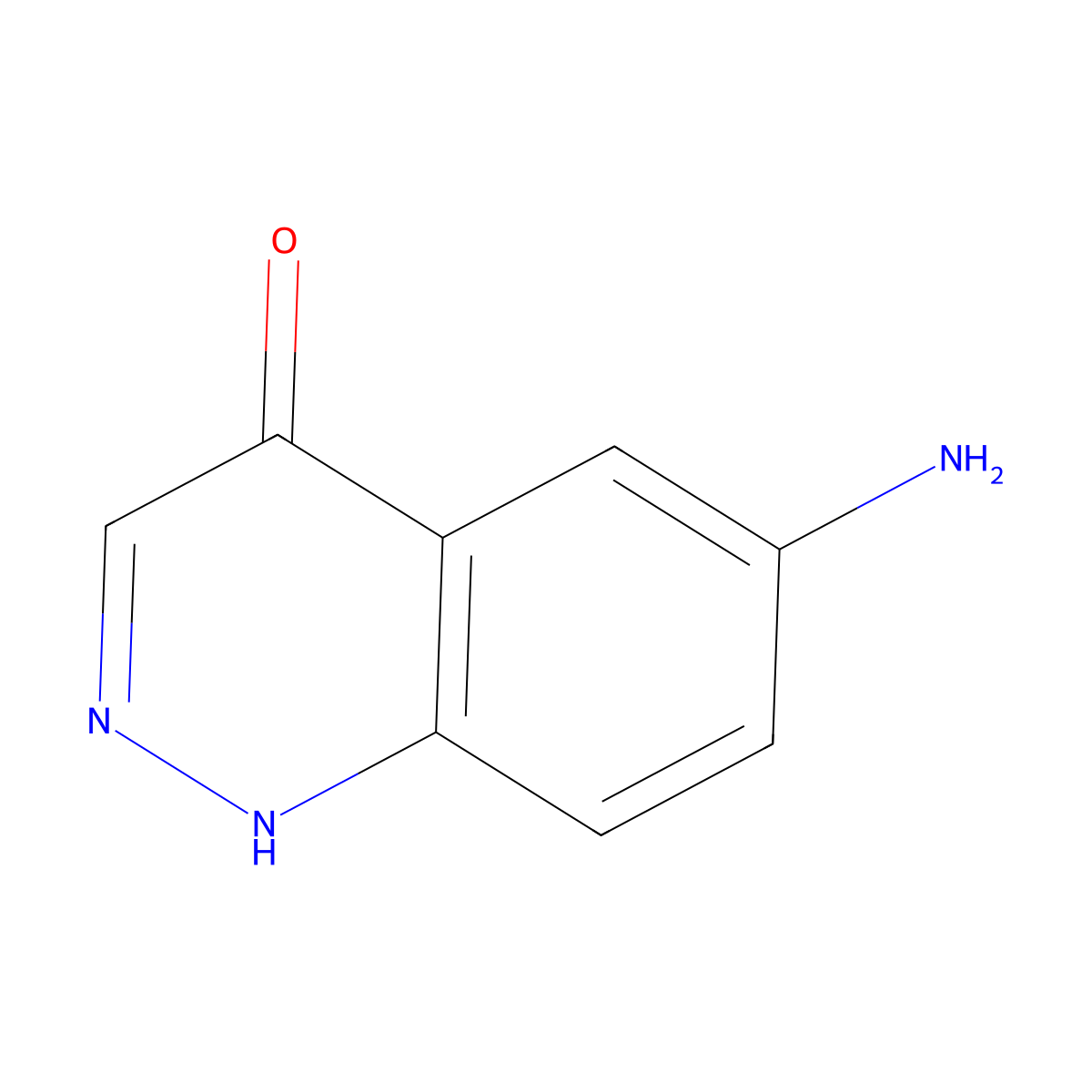 6-Aminocinnolin-4-ol molecular structure, CAS 854897-28-2