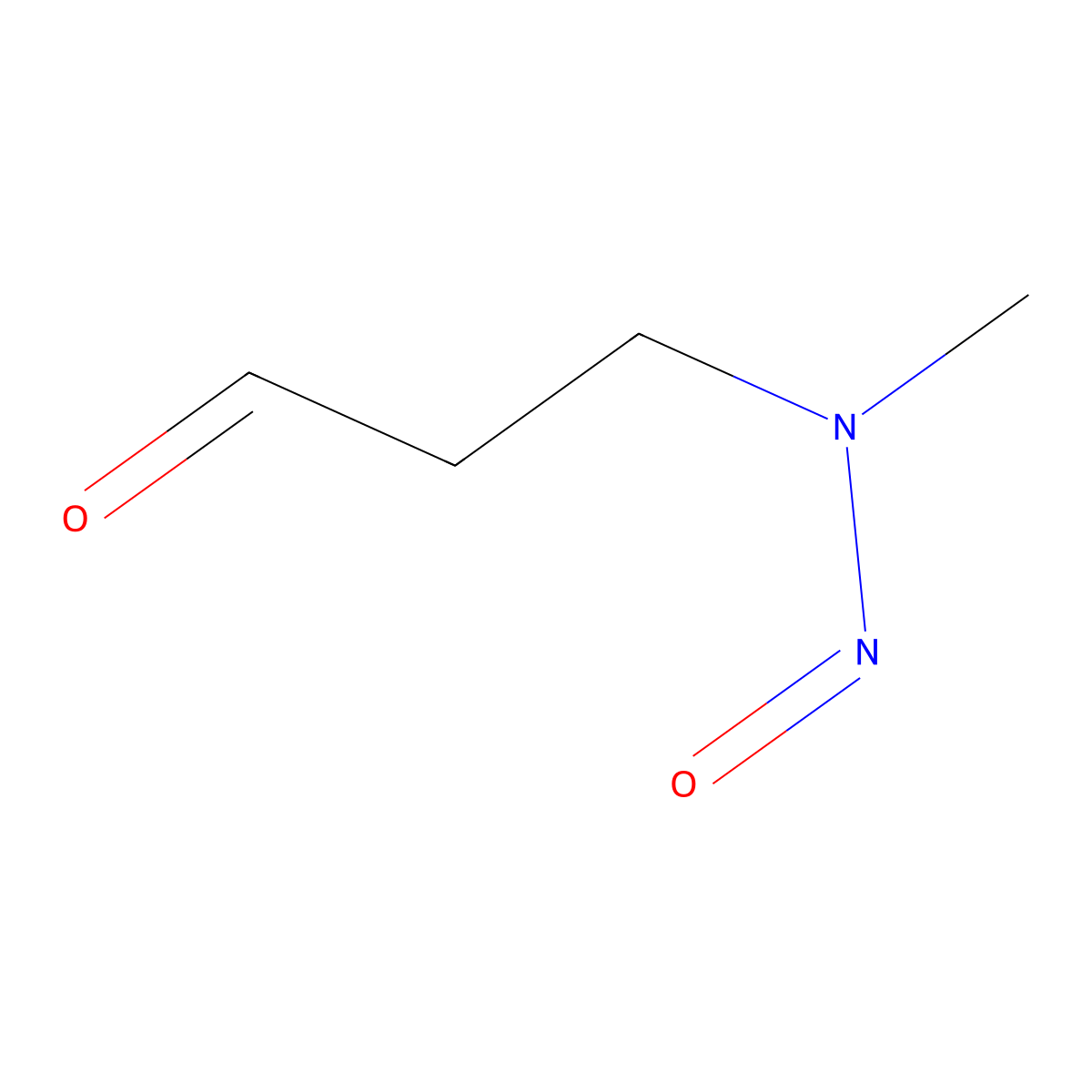 3-(Methylnitrosoamino)propanal molecular structure, CAS 85502-23-4