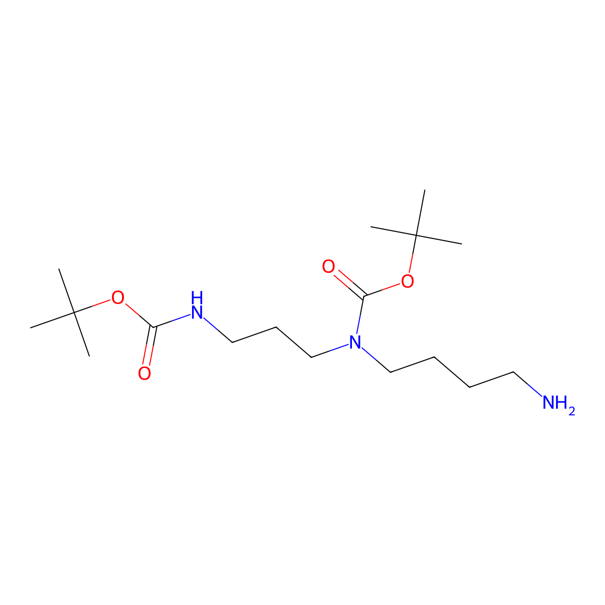 N1,N4-Bis-Boc-spermidine molecular structure, CAS 85503-20-4