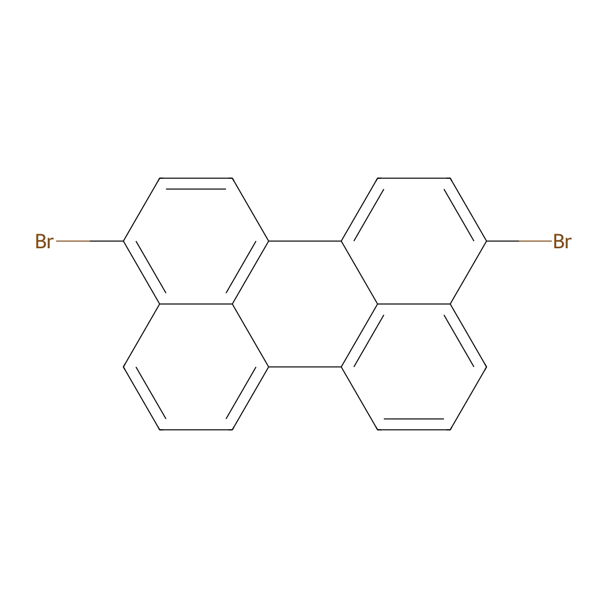 3,10-Dibromoperylene molecular structure, CAS 85514-20-1