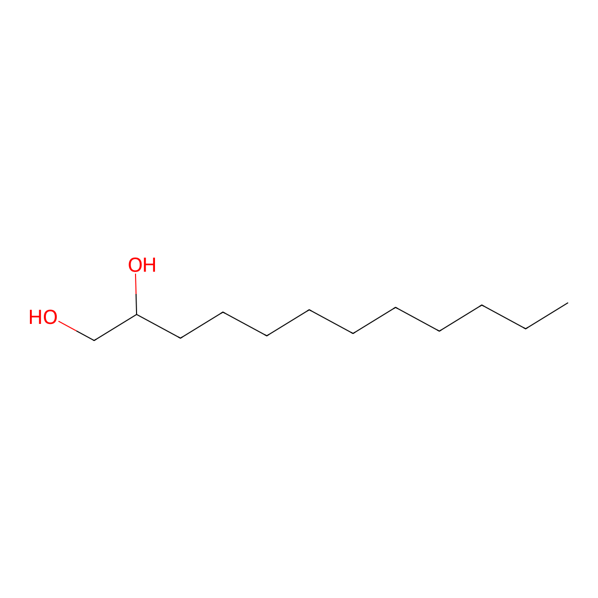 (R)-1,2-Dodecanediol molecular structure, CAS 85514-84-7