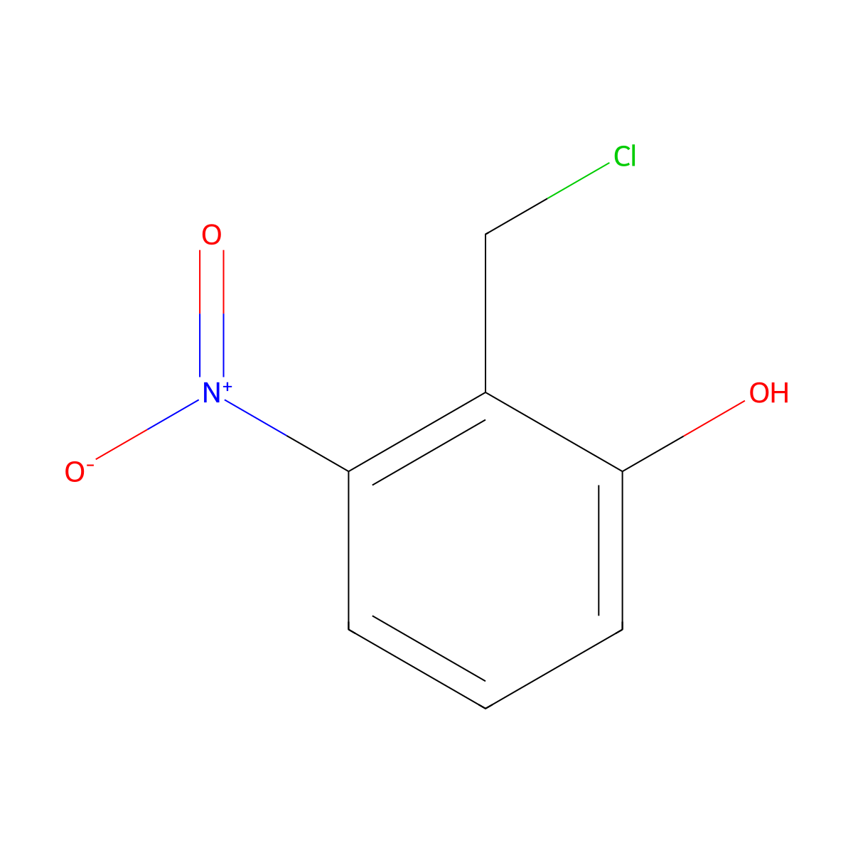 2-Chloromethyl-3-nitro-phenol molecular structure, CAS 855157-00-5
