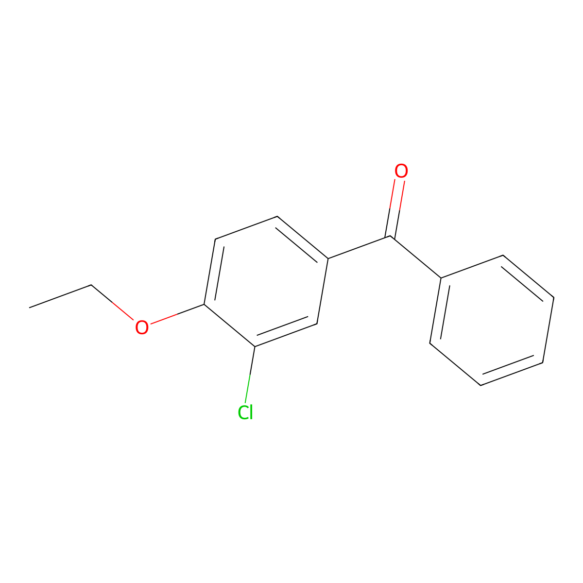 (3-Chloro-4-ethoxyphenyl)(phenyl)methanone molecular structure, CAS 855194-74-0