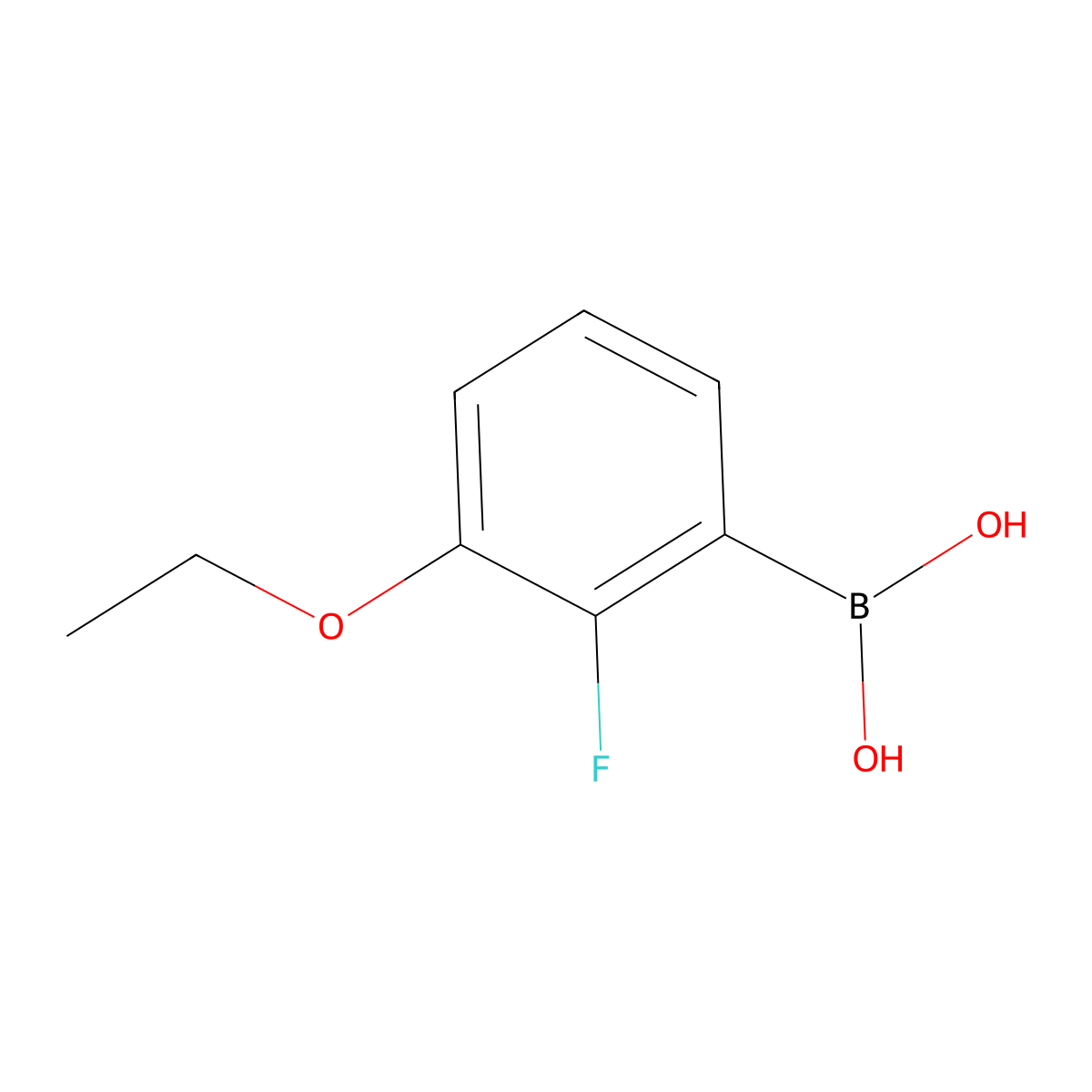 3-Ethoxy-2-fluorophenylboronic Acid (contains varying amounts of Anhydride) molecular structure, CAS 855230-61-4