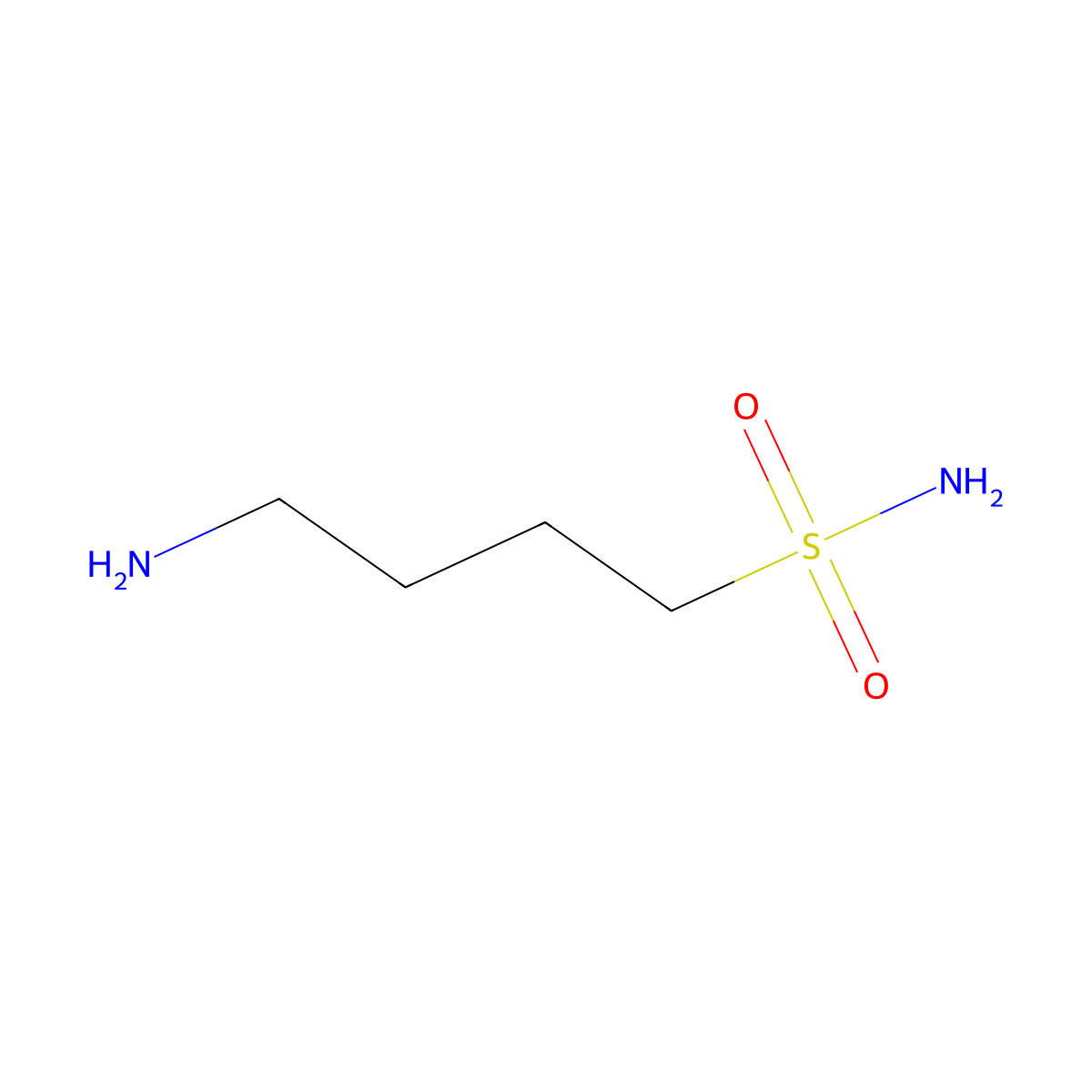 4-Aminobutane-1-sulfonamide molecular structure, CAS 855238-90-3