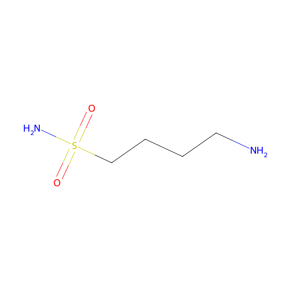 4-Aminobutane-1-sulfonamide molecular structure, CAS 855238-90-3