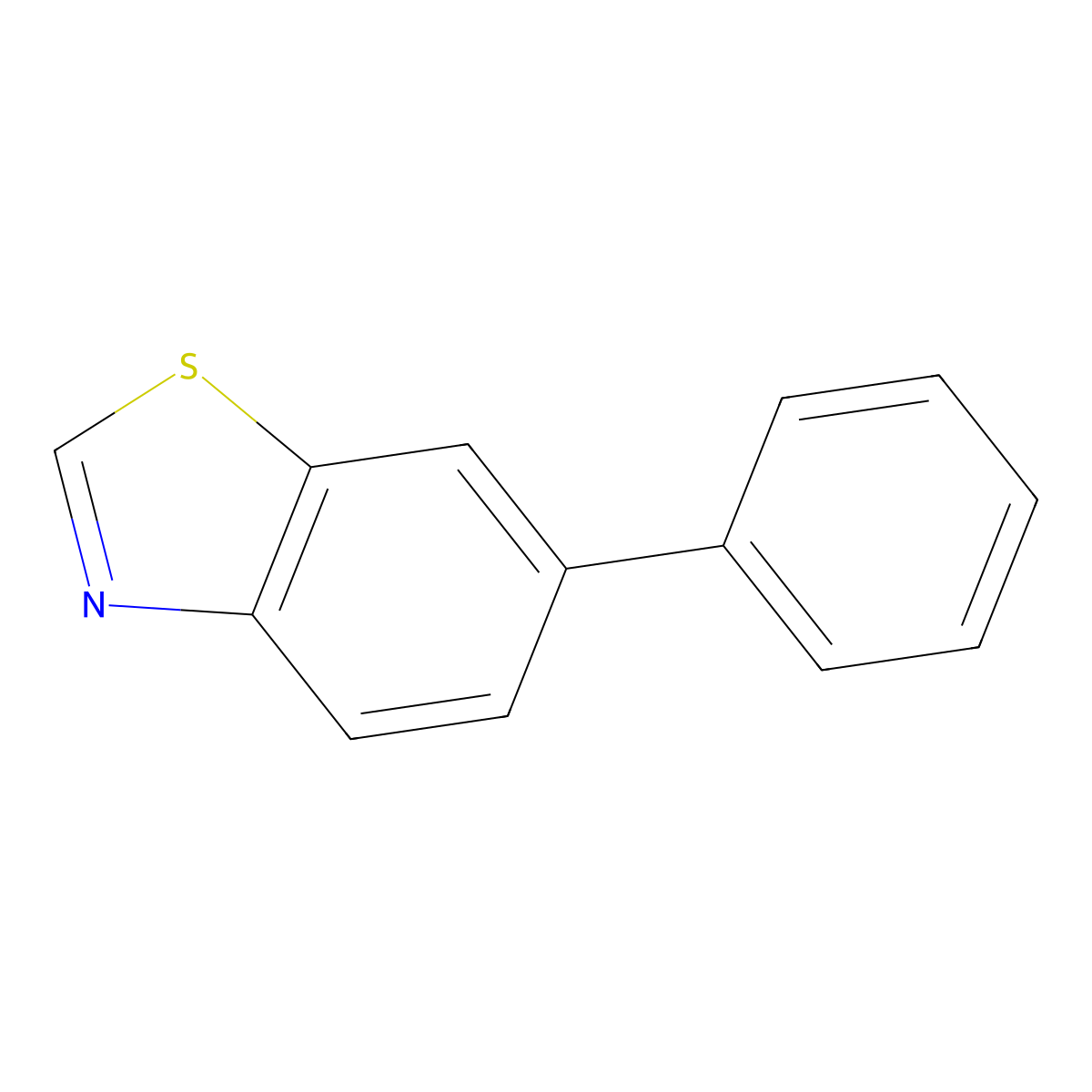 6-Phenylbenzo[d]thiazole molecular structure, CAS 855282-13-2