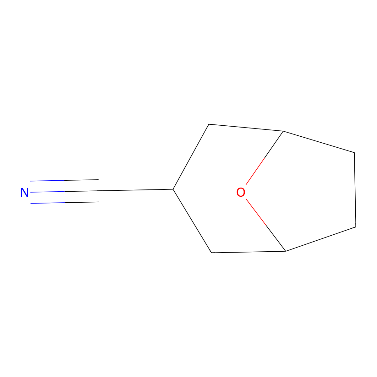 8-Oxabicyclo[3.2.1]octane-3-carbonitrile molecular structure, CAS 855386-64-0