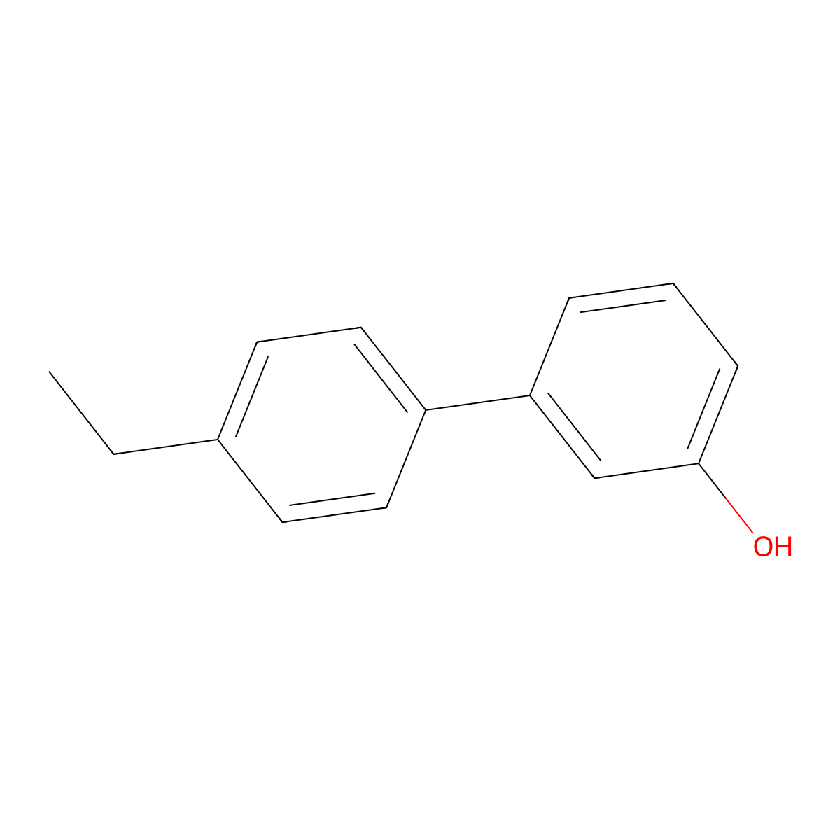 3-(4-Ethylphenyl)phenol molecular structure, CAS 855412-81-6