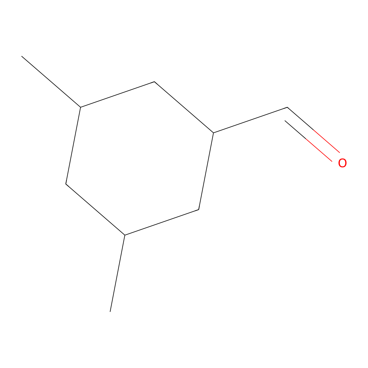 3,5-Dimethylcyclohexane-1-carbaldehyde molecular structure, CAS 855427-94-0