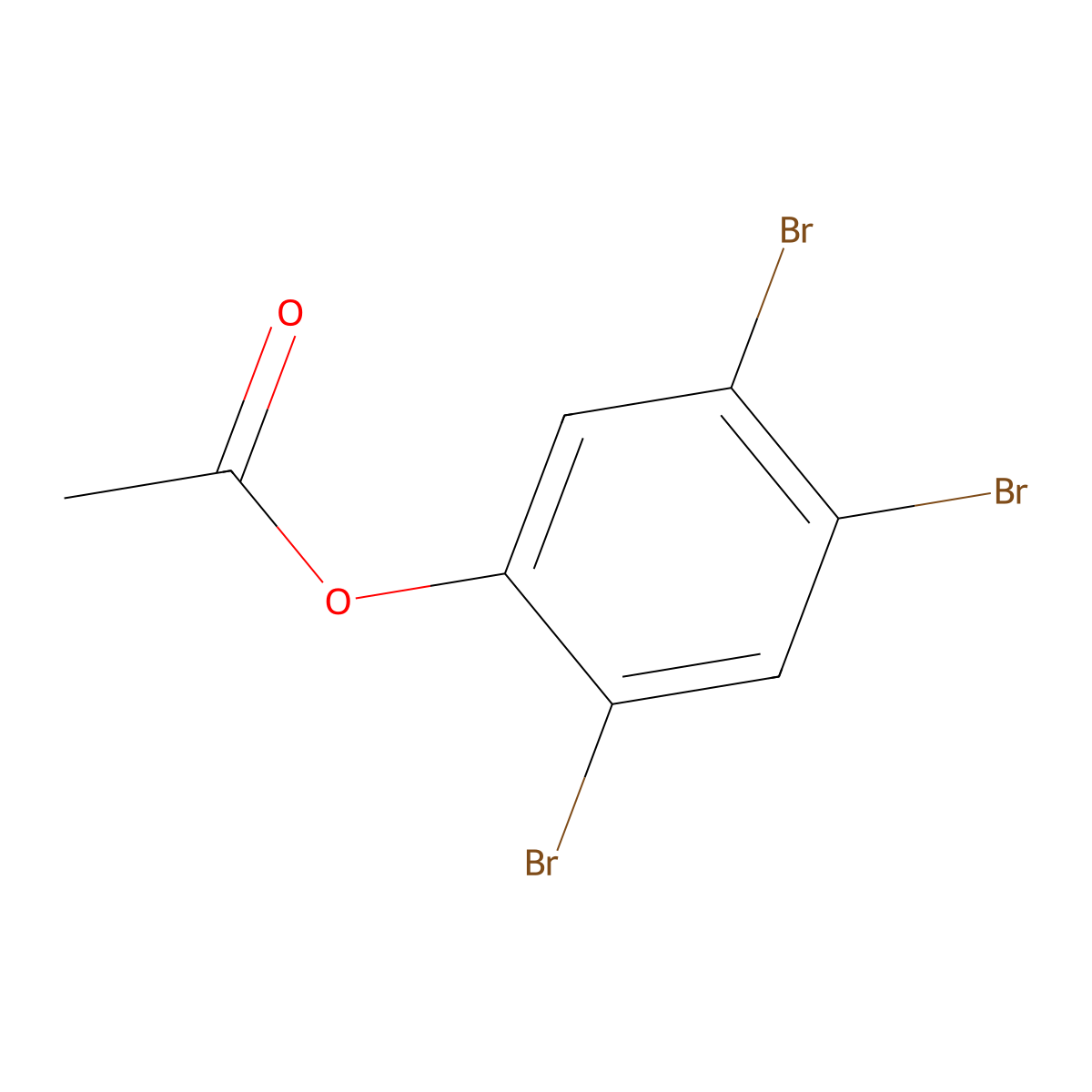 2,4,5-Tribromo-phenol 1-Acetate molecular structure, CAS 855429-70-8