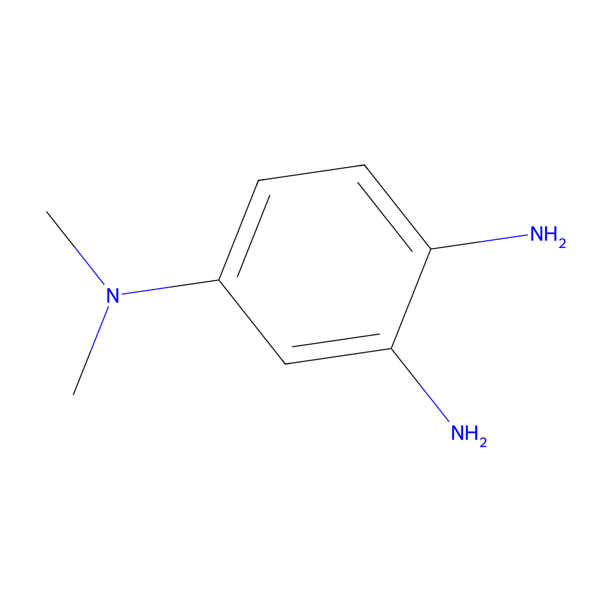 N4,N4-dimethylbenzene-1,2,4-triamine molecular structure, CAS 85545-58-0