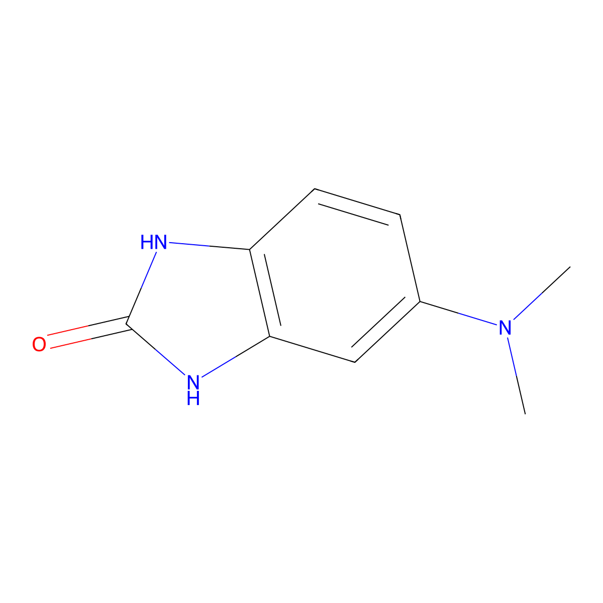 5-(dimethylamino)-1H-benzo[d]imidazol-2(3H)-one molecular structure, CAS 85545-61-5