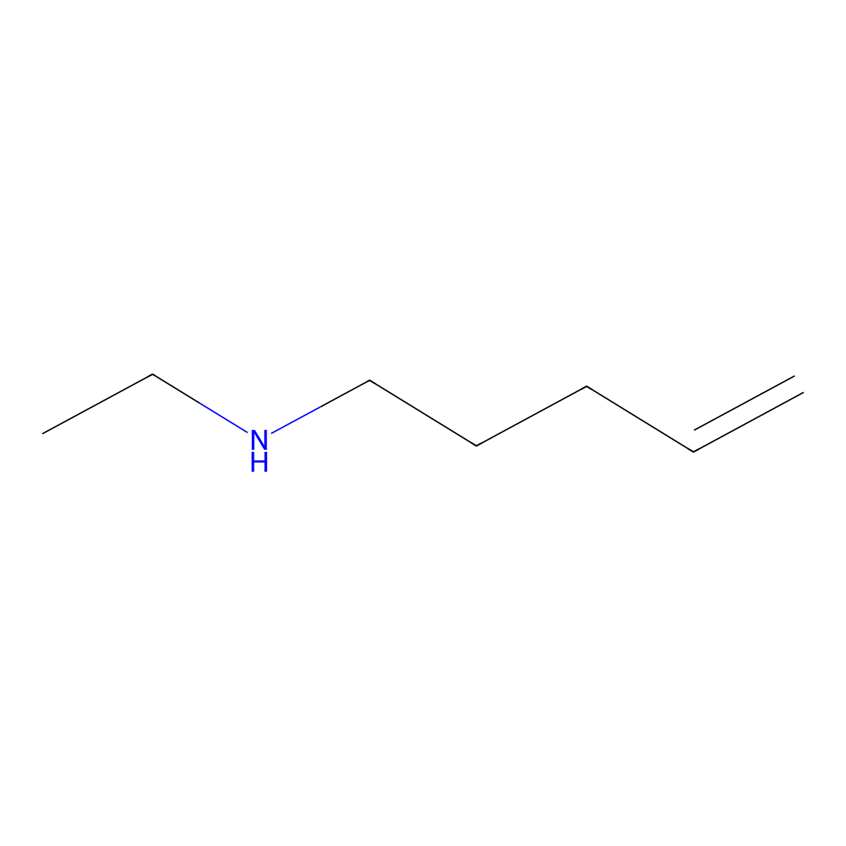 Ethyl(pent-4-en-1-yl)amine molecular structure, CAS 855474-22-5