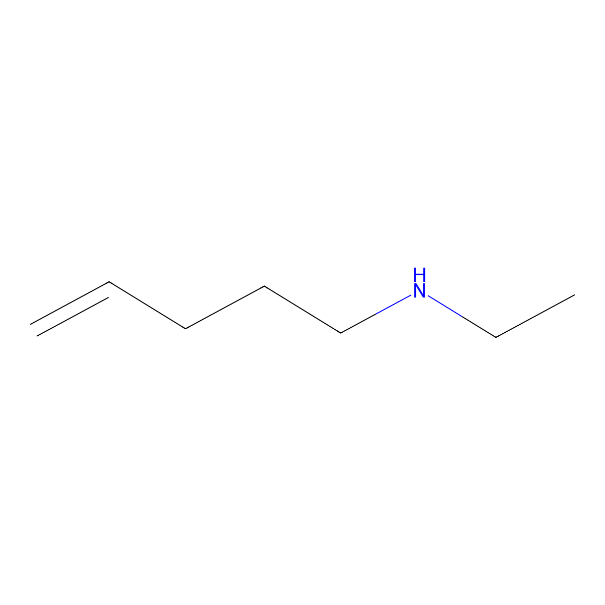 Ethyl(pent-4-en-1-yl)amine molecular structure, CAS 855474-22-5