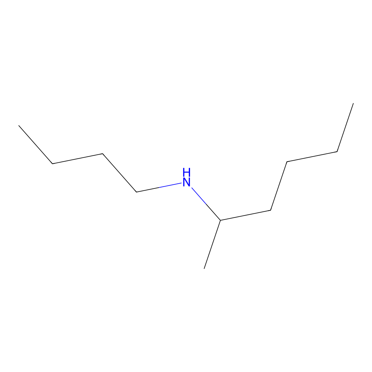 Butyl(hexan-2-YL)amine molecular structure, CAS 855474-56-5