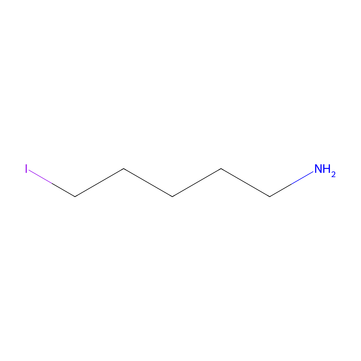 5-Iodopentan-1-amine molecular structure, CAS 855475-93-3