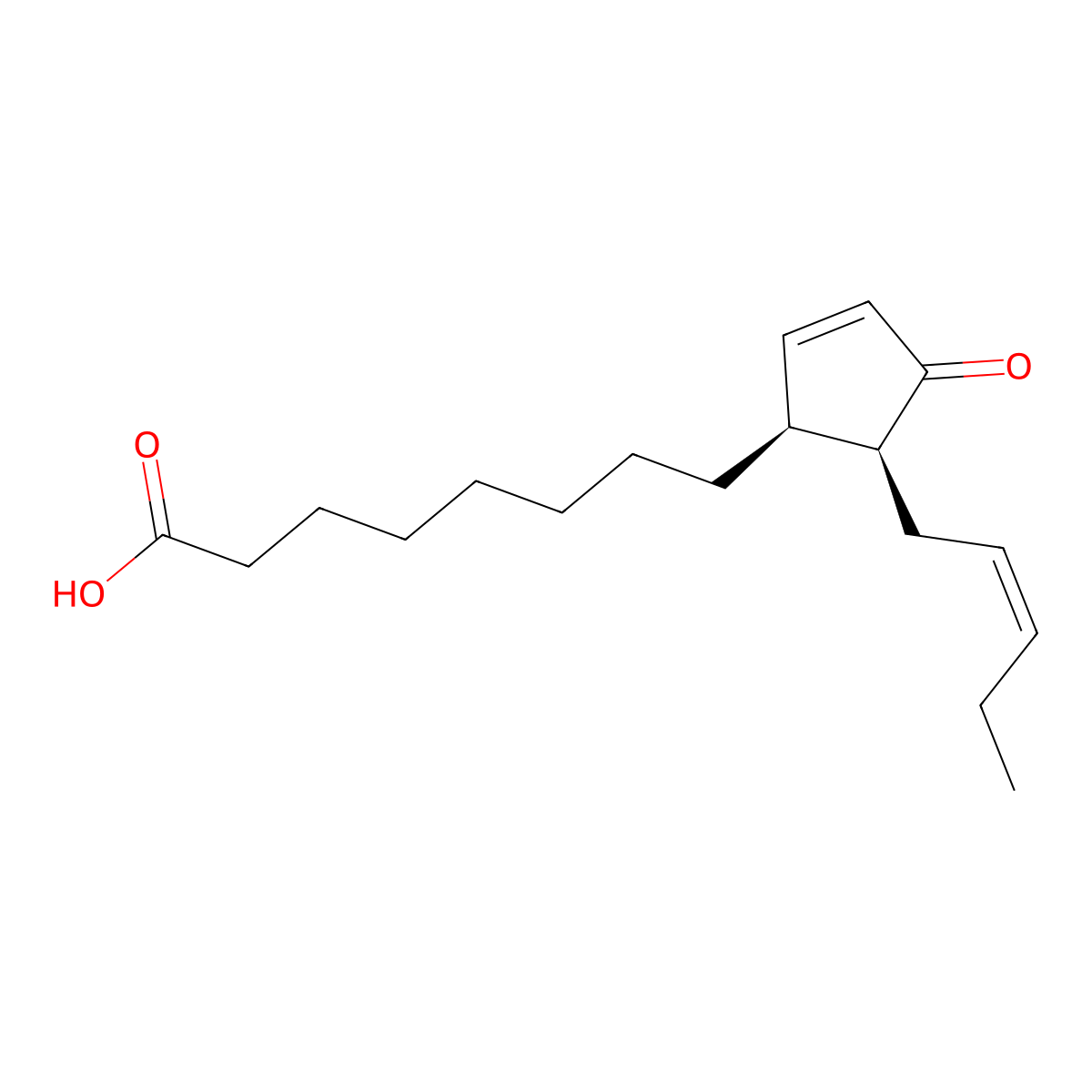 12-Oxo-phytodienoic acid molecular structure, CAS 85551-10-6