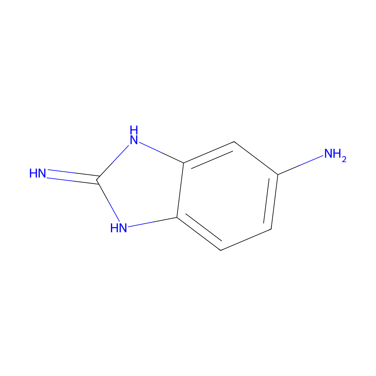 1H-1,3-benzodiazole-2,5-diamine molecular structure, CAS 85561-97-3