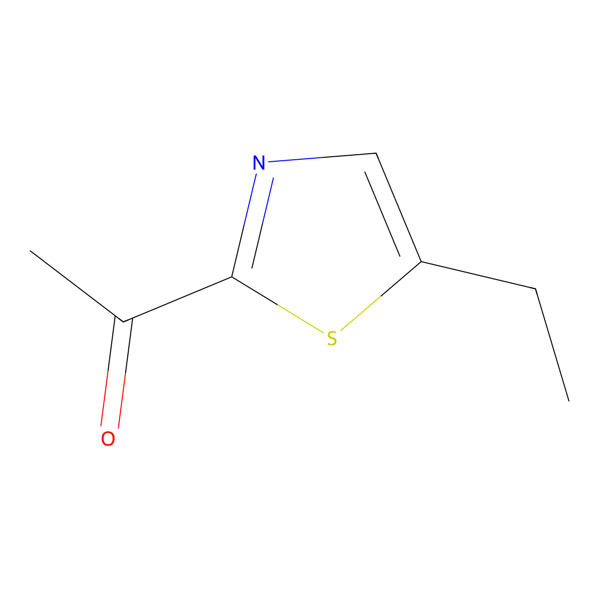 1-(5-Ethylthiazol-2-YL)ethan-1-one molecular structure, CAS 855621-37-3