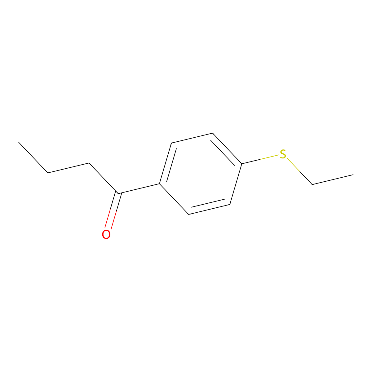 1-[4-(Ethylthio)phenyl]butan-1-one molecular structure, CAS 855624-93-0