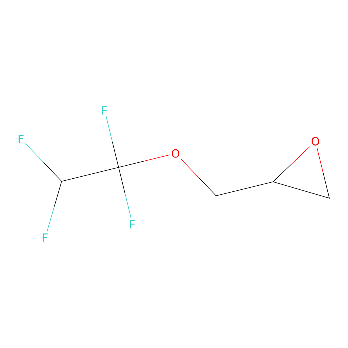 ((1,1,2,2-Tetrafluoroethoxy)methyl)oxirane molecular structure, CAS 85567-21-1