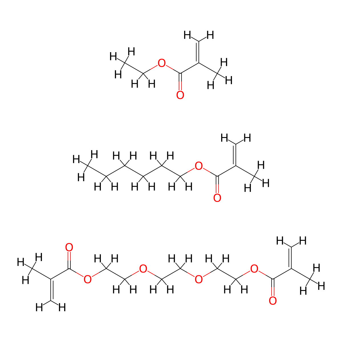 Lowicryl HM-20 molecular structure, CAS 85568-52-1