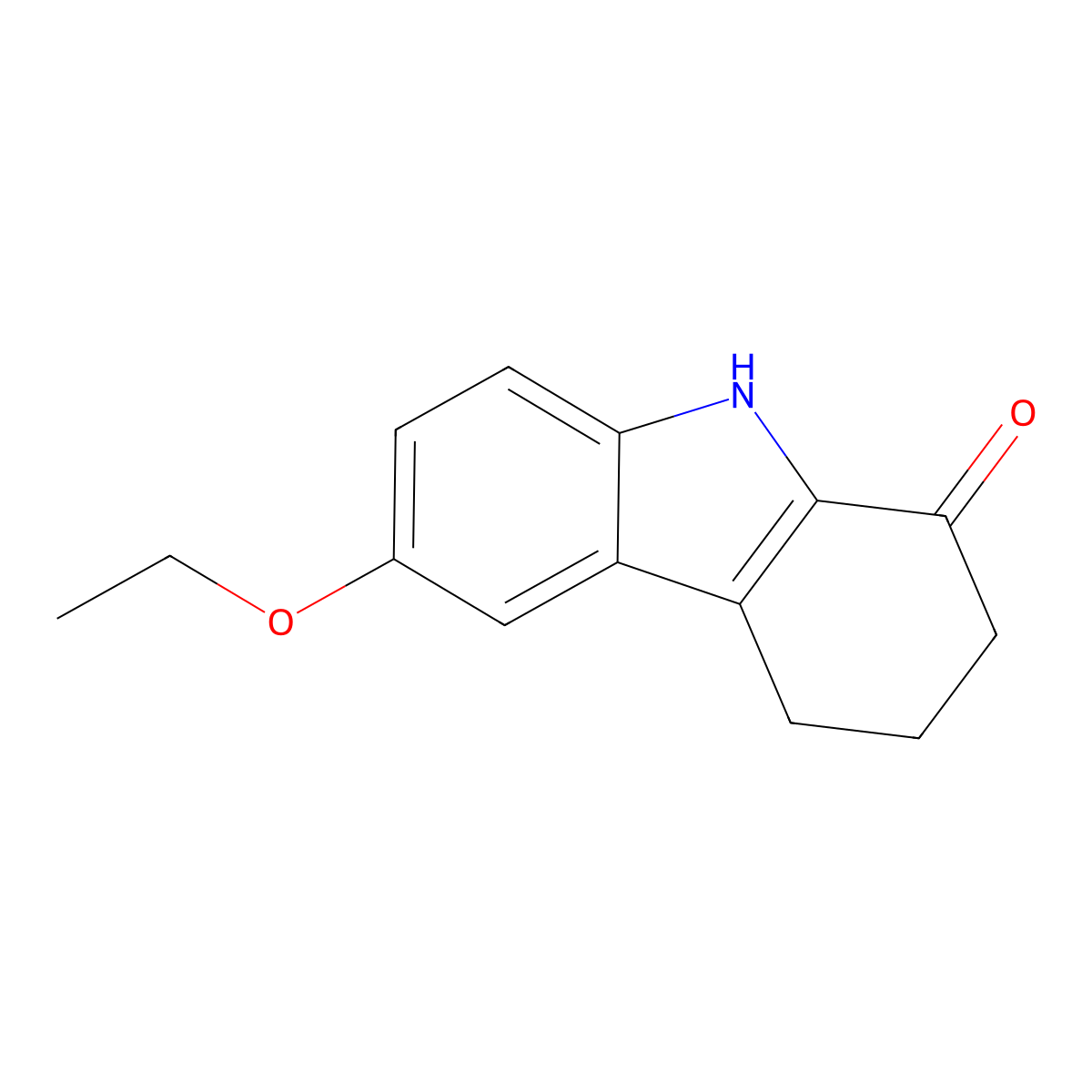 6-ethoxy-2,3,4,9-tetrahydro-1H-carbazol-1-one molecular structure, CAS 855732-04-6