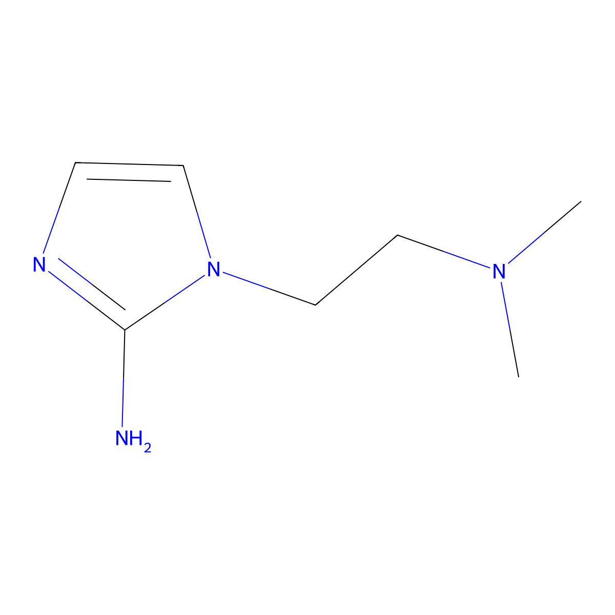 1-[2-(Dimethylamino)ethyl]-1h-imidazol-2-amine molecular structure, CAS 85575-32-2