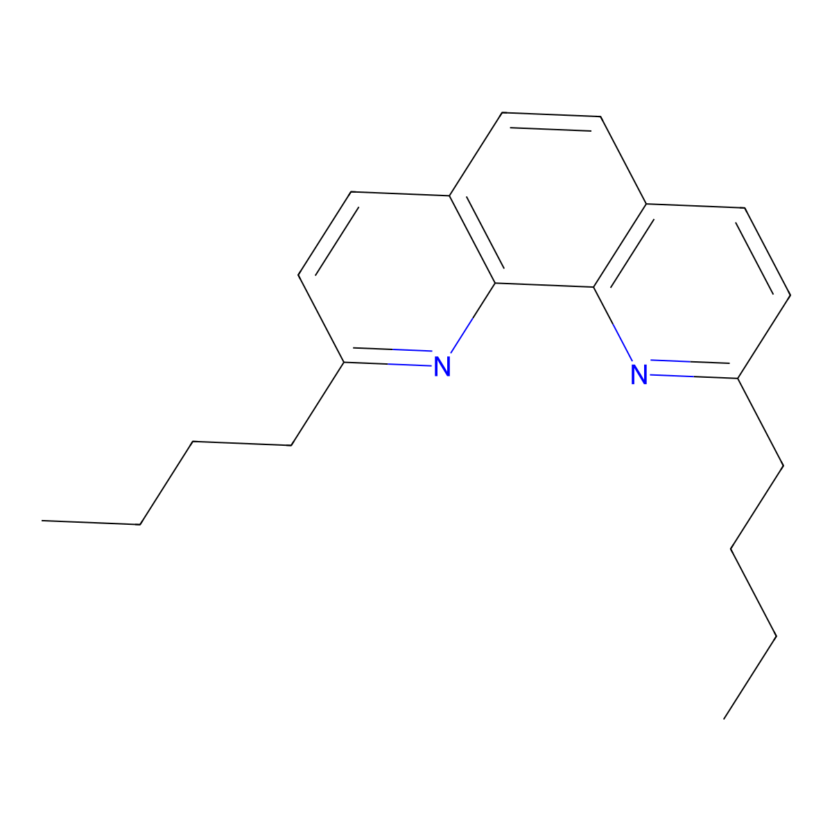 2,9-Dibutyl-1,10-phenanthroline molecular structure, CAS 85575-93-5