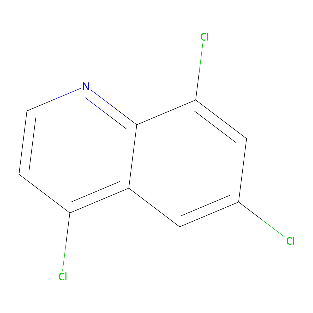 4,6,8-Trichloroquinoline molecular structure, CAS 855763-15-4