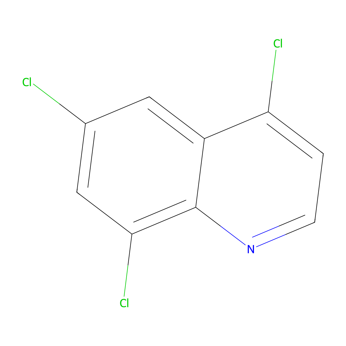 4,6,8-Trichloroquinoline molecular structure, CAS 855763-15-4
