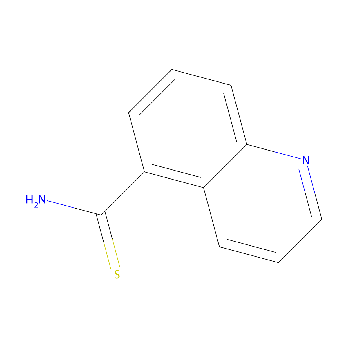 Quinoline-5-carbothioamide molecular structure, CAS 855763-66-5