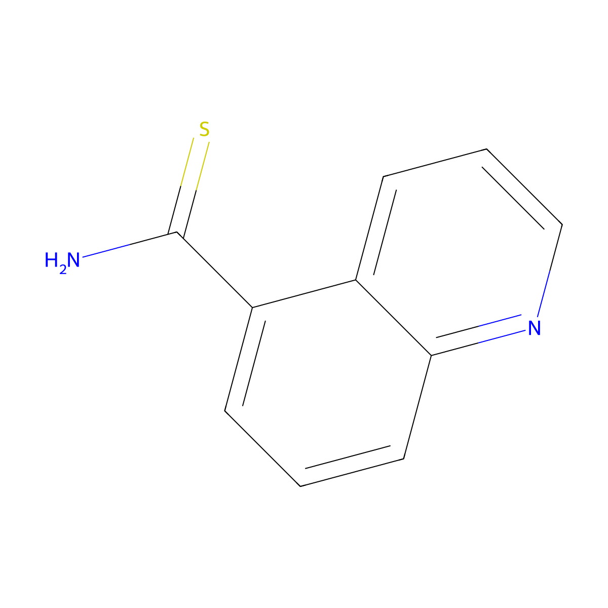 Quinoline-5-carbothioamide molecular structure, CAS 855763-66-5